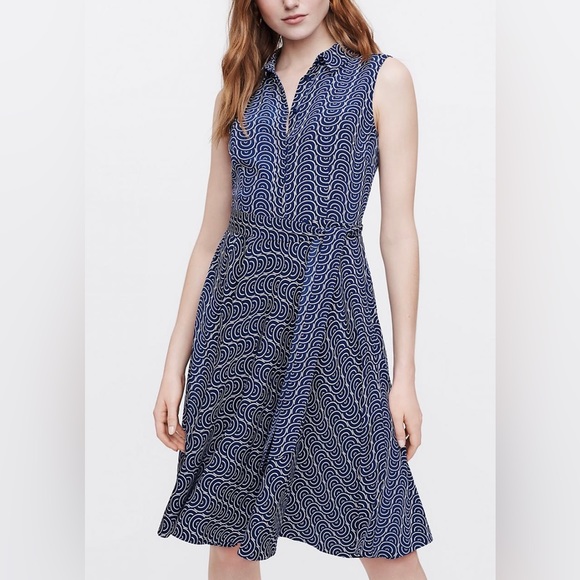 DIANE VON FURSTENBERG-Wome’s Shirt Dress-Emery Silk Crepe De Chine Belted Sz: S. - Picture 2 of 5